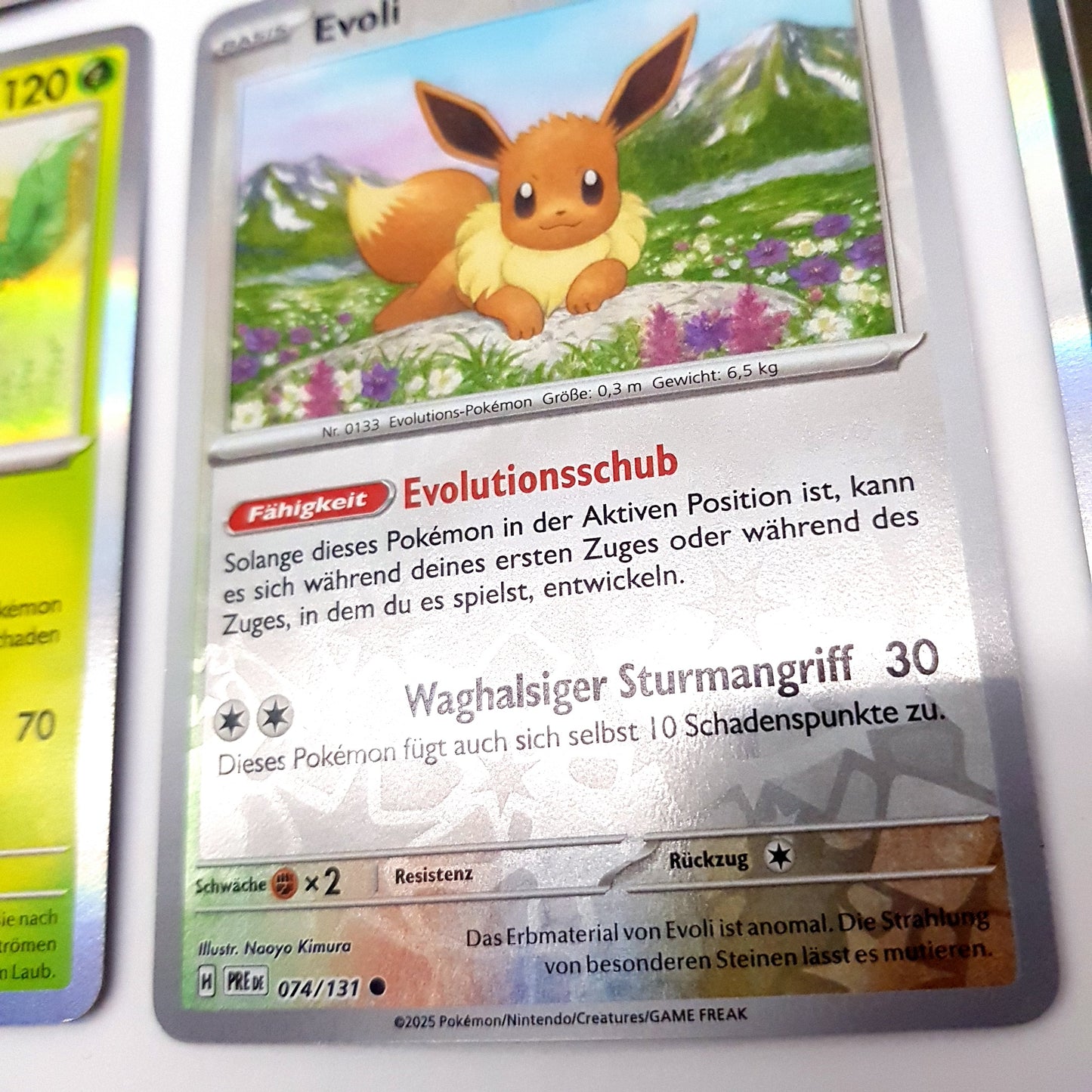 Pokemon - prismatische Entwicklungen - 9 Eeveelutions - reverse & holo - deutsch - near mint