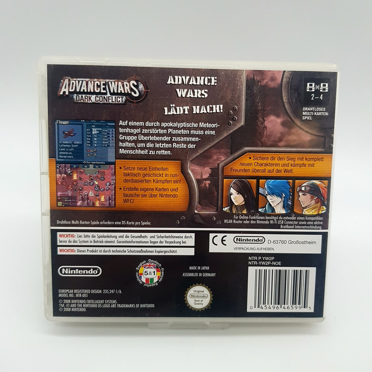 Nintendo DS Spiel - Advance Wars Dark Conflict - gebraucht