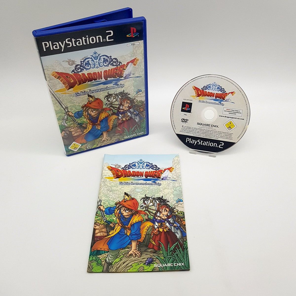 Playstation 2 Ps2 Spiel - Dragon Quest - Die Reise des verwunschenen Königs - gebraucht