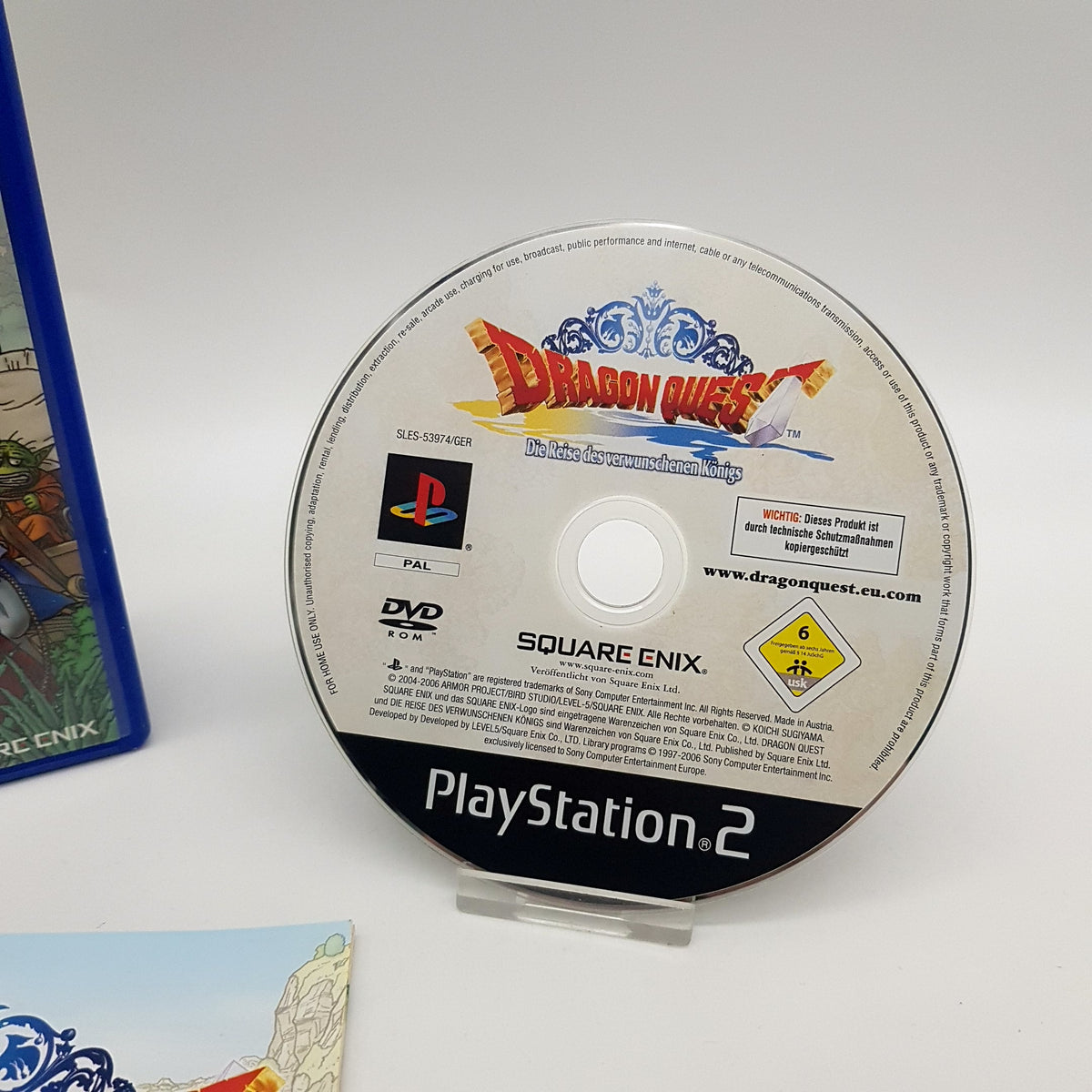 Playstation 2 Ps2 Spiel - Dragon Quest - Die Reise des verwunschenen Königs - gebraucht