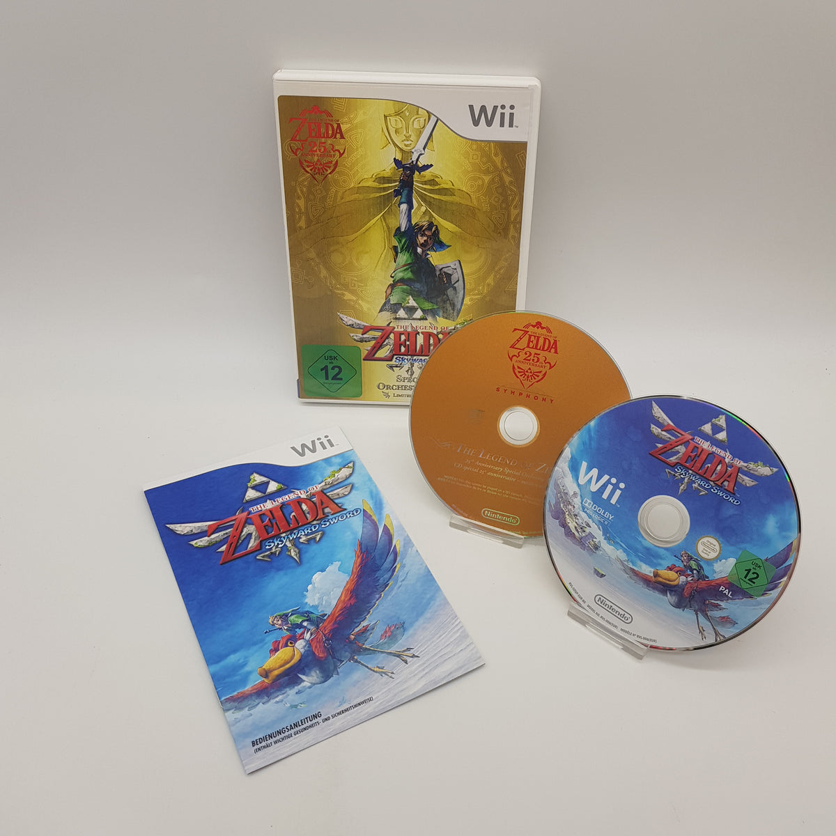 Nintendo Wii Spiel - The Legend of Zelda Skyward Sword inkl Special Orchestra CD - gebraucht
