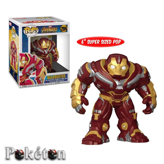 FUNKO POP Marvel Avengers Infinity War #294 Hulkbuster XL 6" Vinyl Figur NEU
