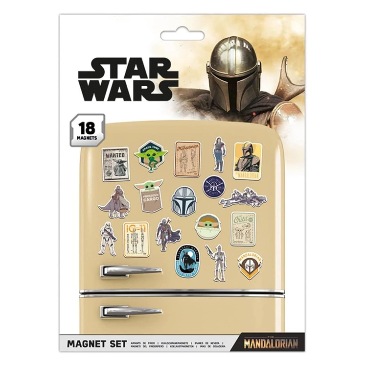 Star Wars - The Mandalorian - Disney - Magnet Set Kühlschrankmagnete (18 Stück)