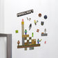 Minecraft Magnet Set Kühlschrankmagnete Build your own Level (84 Stück)