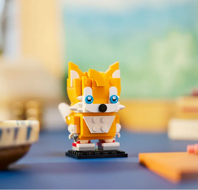LEGO 40628 & 40627 Brick-Headz - Sonic the Hedgehog & Miles "Tails" Prower