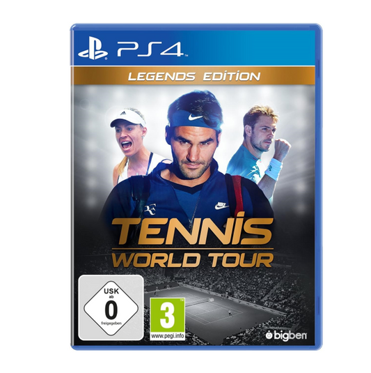 PS4 Playstation 4 - Tennis World Tour Legends Edition - NEU sealed