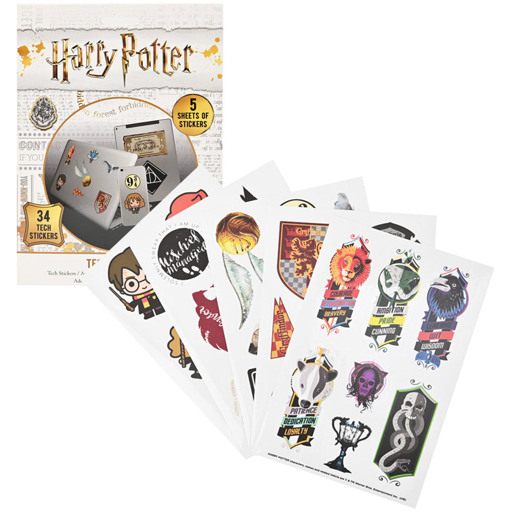 Harry Potter Tech Stickers Gadget Set (34 Aufkleber)