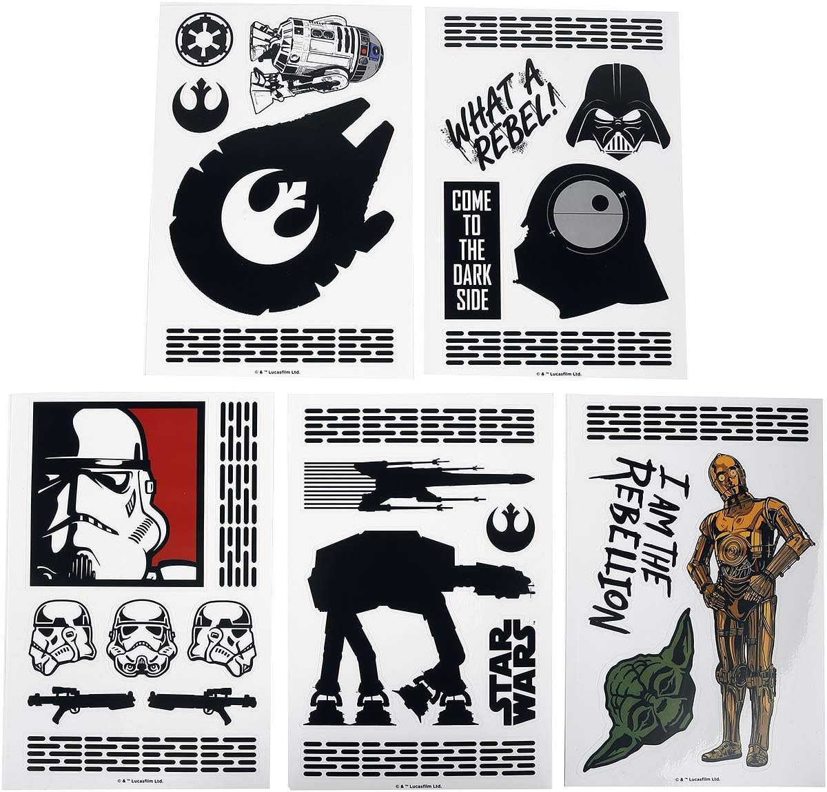 Star Wars Tech Stickers Gadget Set (29 Aufkleber)