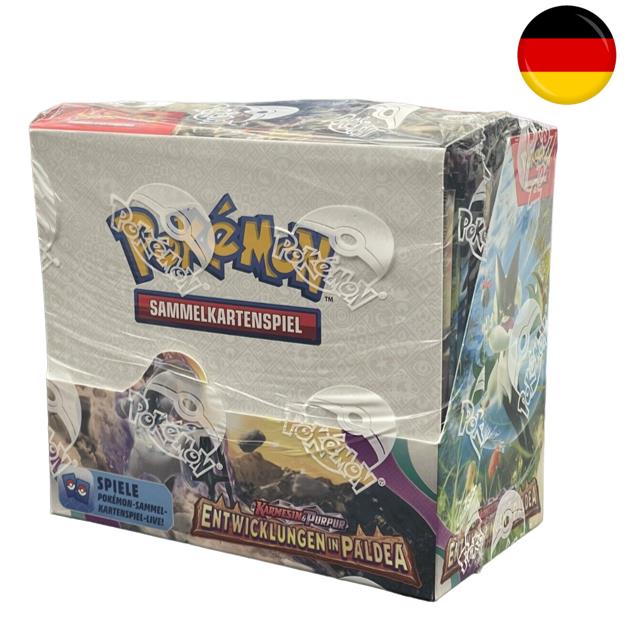 Pokemon KP02 Karmesin & Purpur Entwicklungen in Paldea 36er Booster Display - DE deutsch