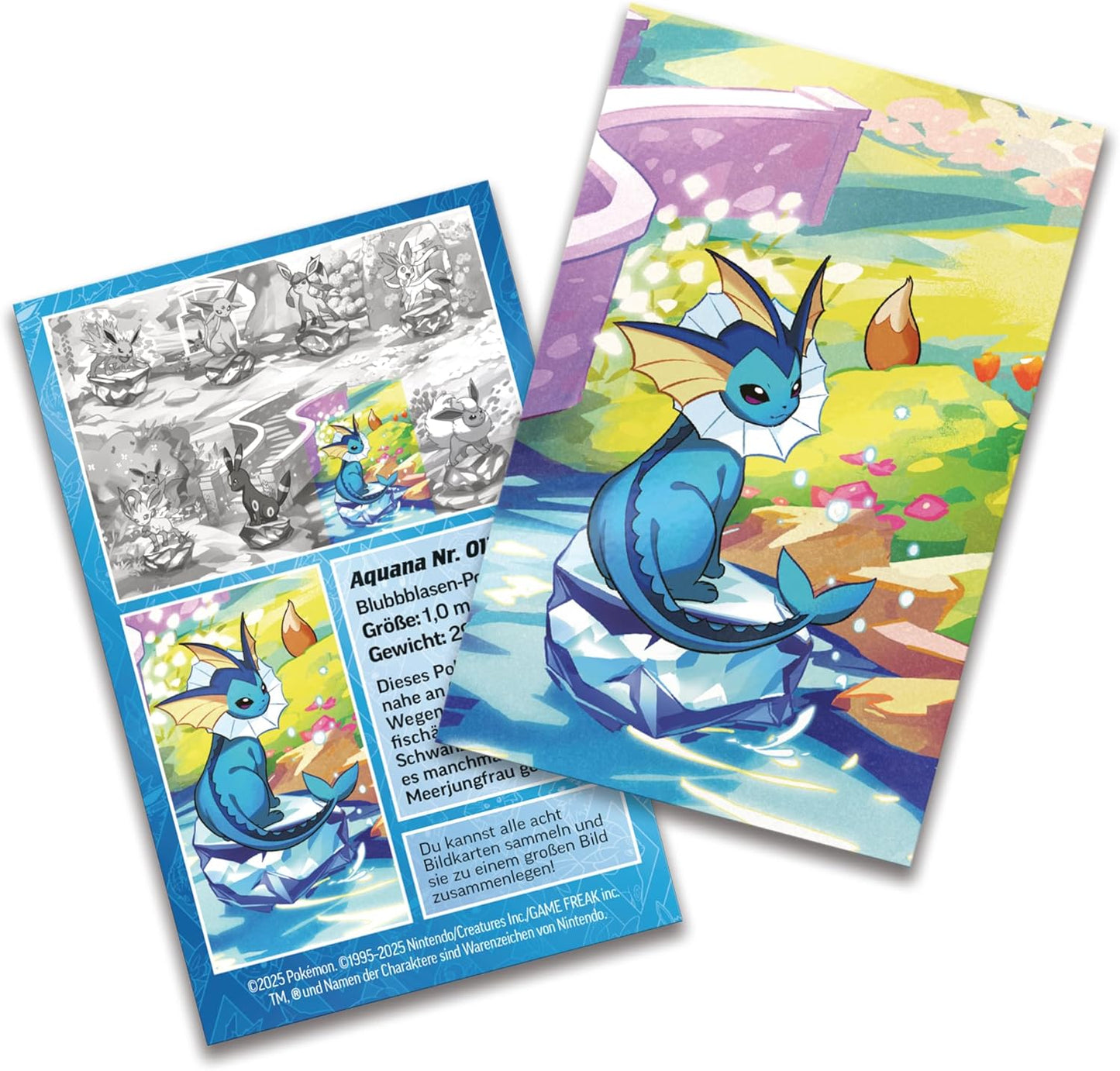 Pokémon Mini-Tin-Box Prismatische Entwicklungen: Aquana (deutsch) Sammelkarten