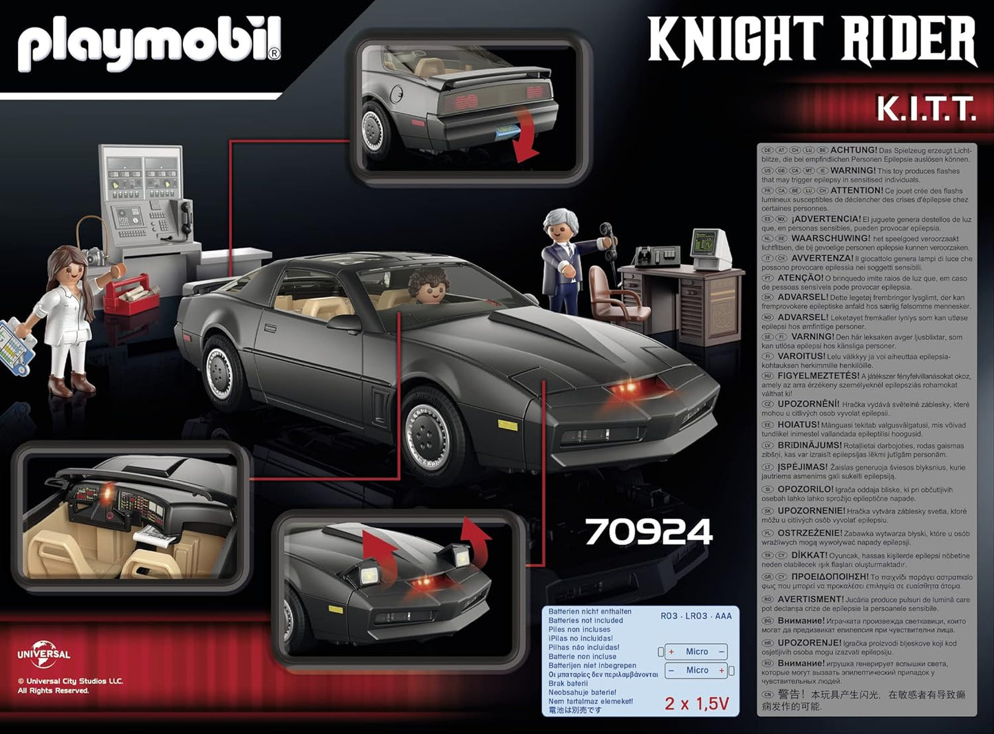 PLAYMOBIL 70924 Knight Rider K.I.T.T. mit Licht und Sound - NEU & OVP