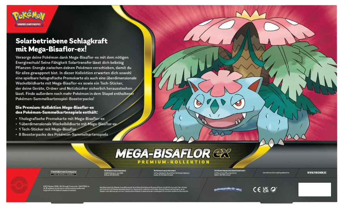 Pokémon Mega-Bisaflor ex Premium Kollektion (deutsch) Sammelkarten - NEU