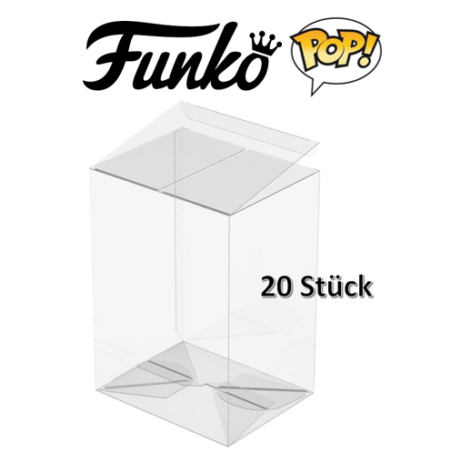 FUNKO POP Protector Boxen (20 Stück) Schutzhüllen für deine Figuren