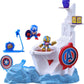Hasbro Marvel Stunt Squad Captain America vs. Thanos - Spielzeug Action Figur - NEU