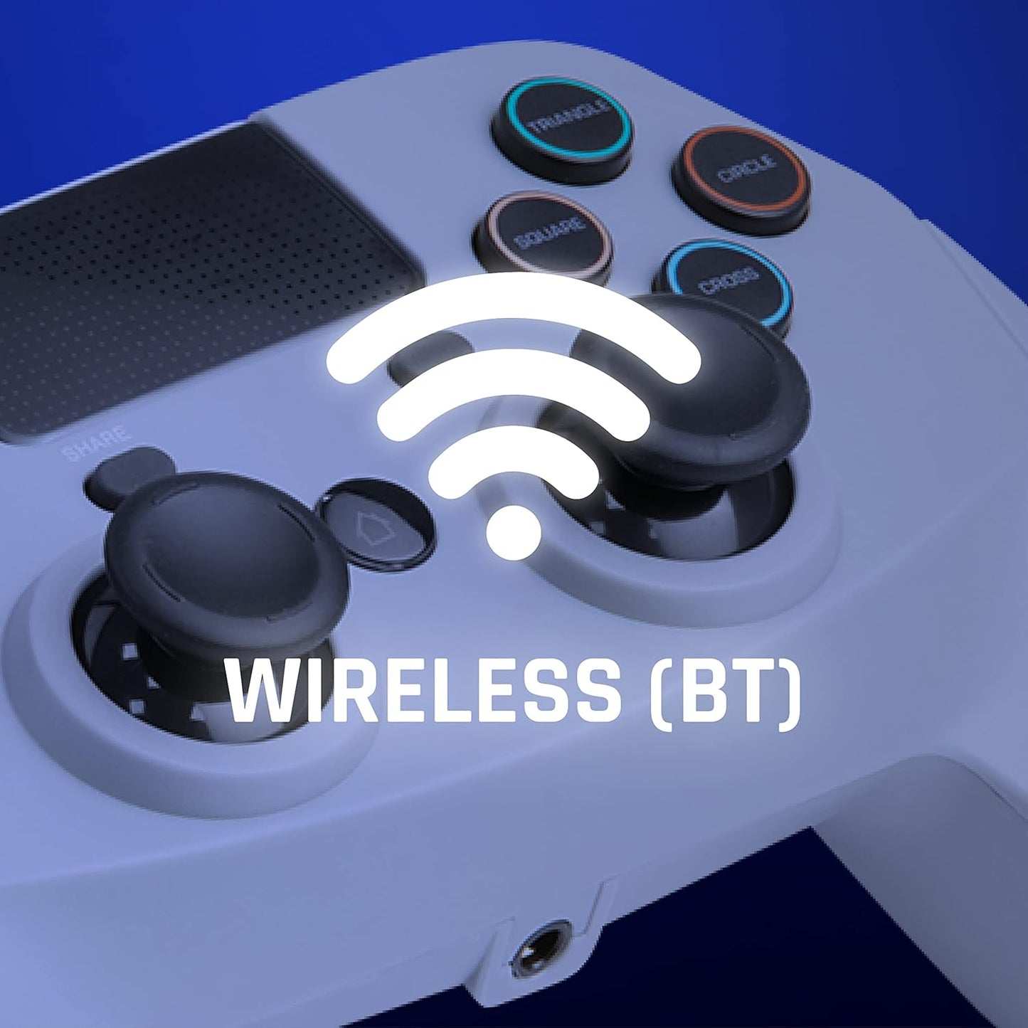 Snakebyte PlayStation 4 PS4 / PC Wireless Controller Gamepad grau - gebraucht