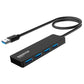 4 Port USB 3.0 SplitterHub Adapter MacBook Air, PS4, Laptop Surface Pro, XPS
