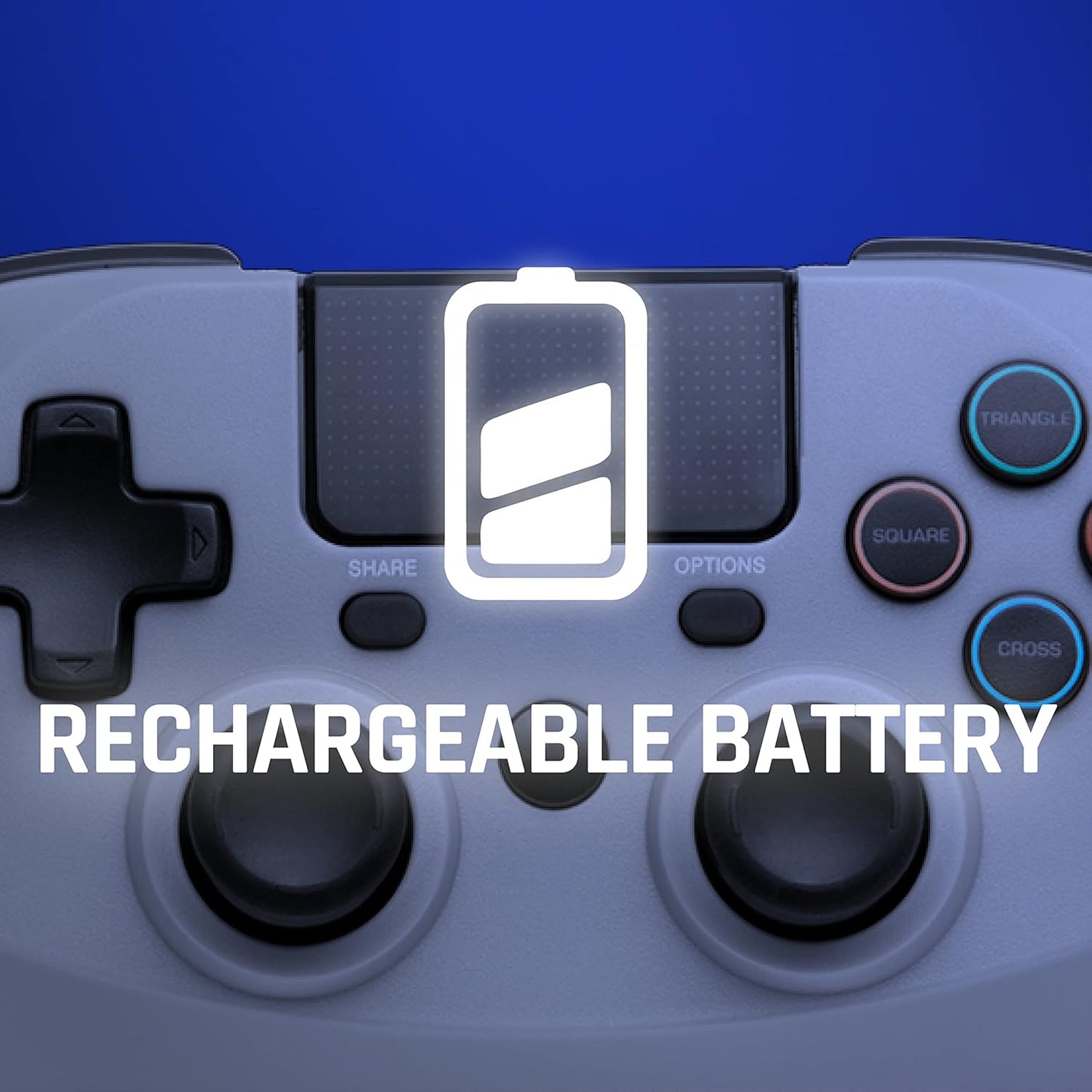 Snakebyte PlayStation 4 PS4 / PC Wireless Controller Gamepad grau - gebraucht
