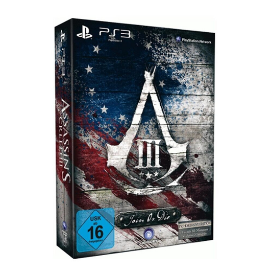 Ps3 Playstation 3 - Assassin's Creed III - Join or Die Edition - gebraucht