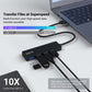 4 Port USB 3.0 SplitterHub Adapter MacBook Air, PS4, Laptop Surface Pro, XPS