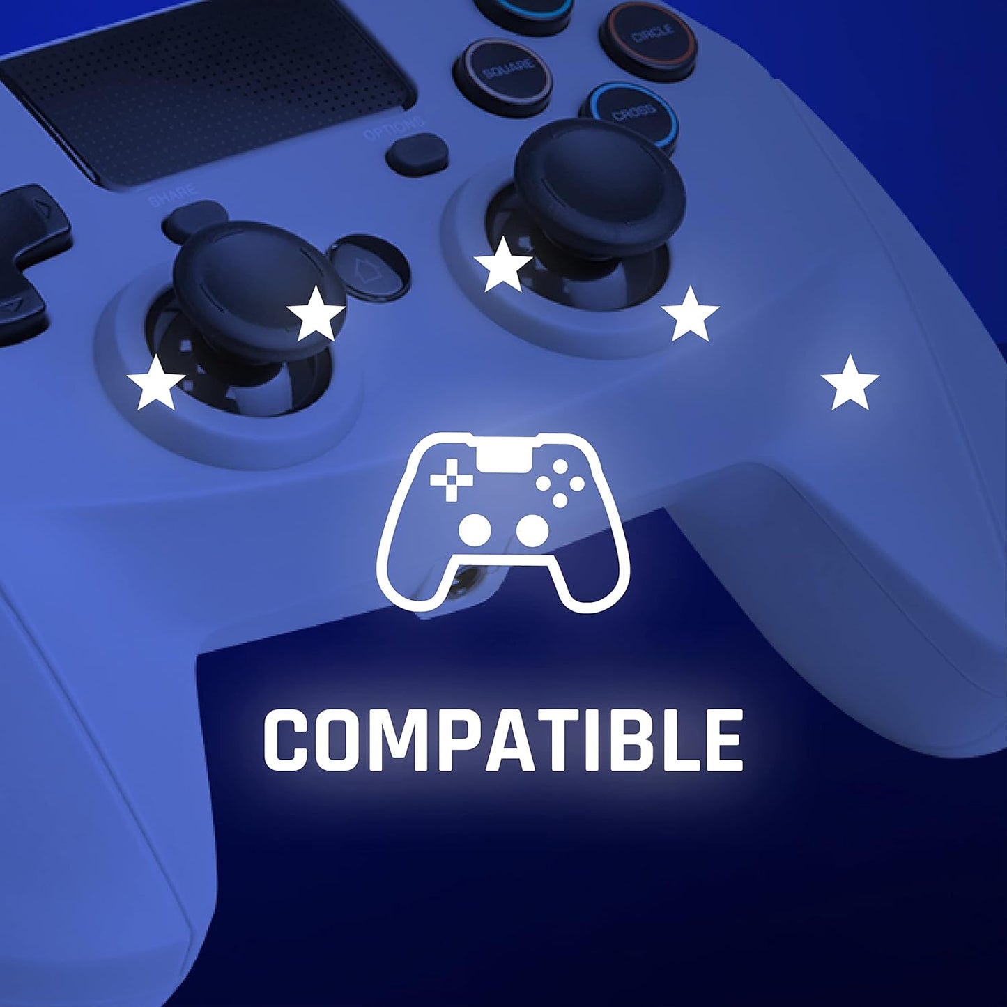 Snakebyte PlayStation 4 PS4 / PC Wireless Controller Gamepad grau - gebraucht
