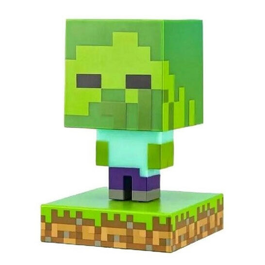 Minecraft Zombie Icons Light Lampe Licht Nachtlicht