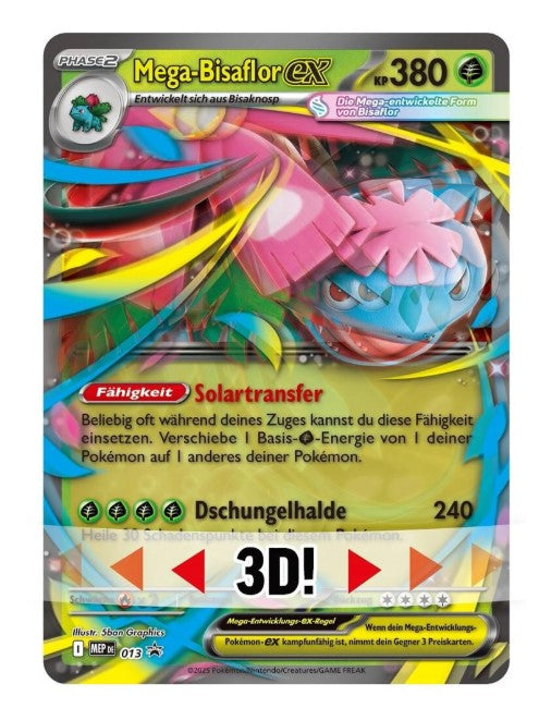 Pokémon Mega-Bisaflor ex Premium Kollektion (deutsch) Sammelkarten - NEU