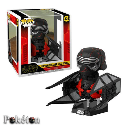 FUNKO POP Star Wars Super Pop (15cm) #321 Supreme Leader Kylo Ren in Tie Whisper Vinyl Figur NEU