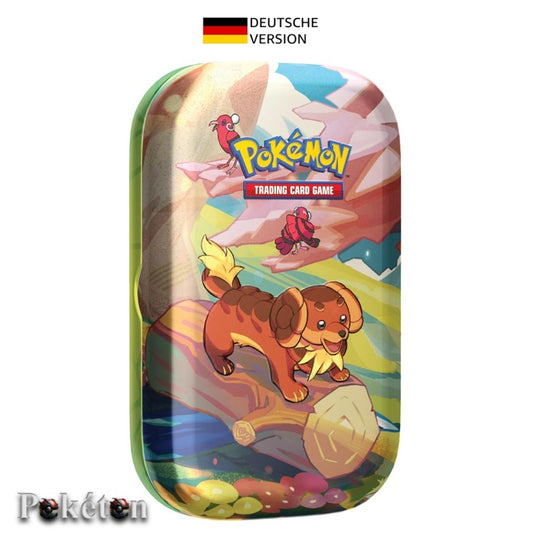 Pokémon Mini-Tin-Box farbenfrohes Paldea – Backel & Choreogel (deutsch) Sammelkarten