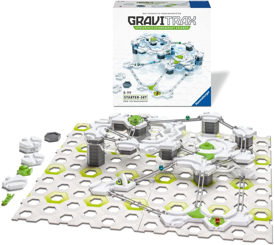 Ravensburger GraviTrax Starter-Set - erweiterbare Kugelbahn Murmelbahn Konstruktions-Set