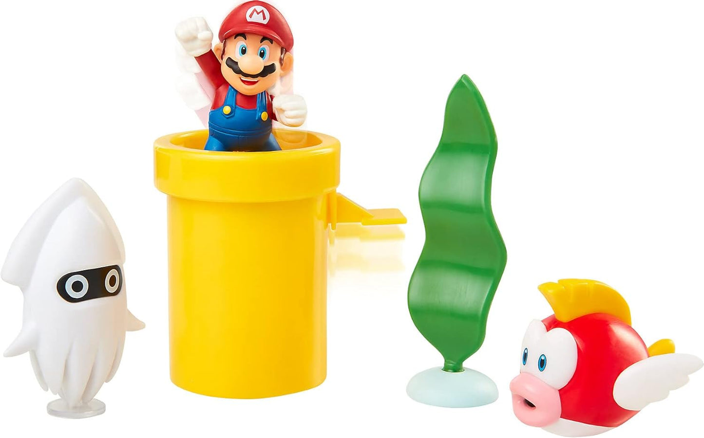 Super Mario Figuren Unterwasser Underwater Diorama Set