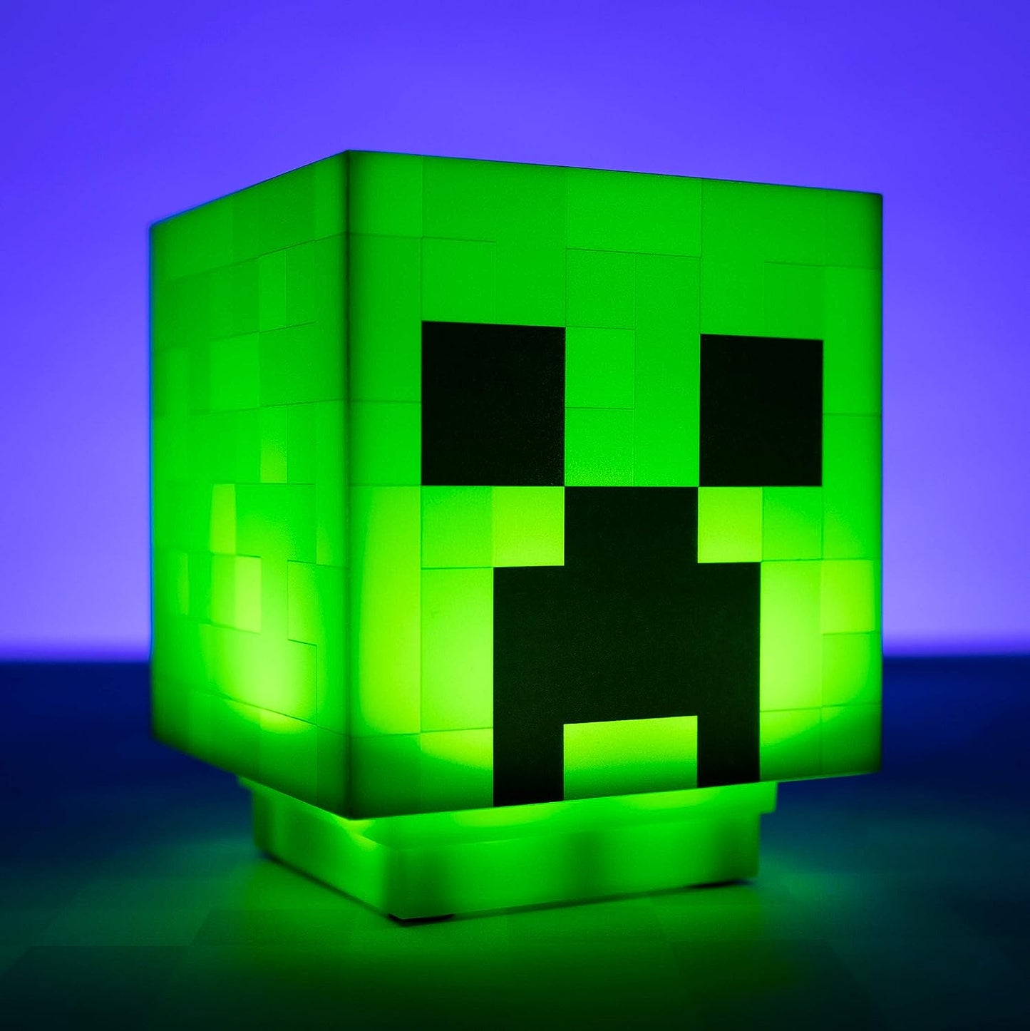 Minecraft Creeper Light mit offiziellen Creeper-Sounds, tragbares Nachtlicht