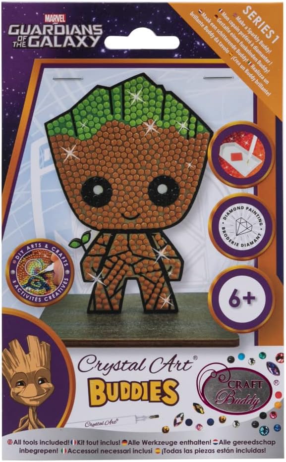 Crystal Art Diamond Painting - Auswahl - Marvel Groot Grogu Stitch Frozen Elsa - NEU