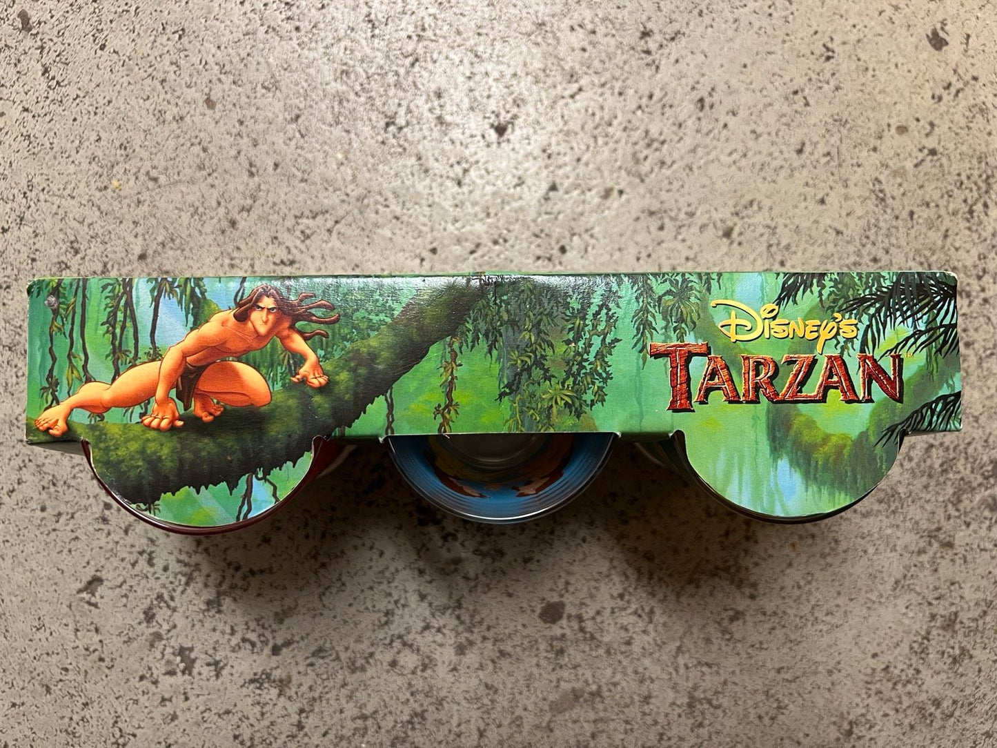 3 Gläser Disney Tarzan - spülmaschinenfest - NEU mit OVP