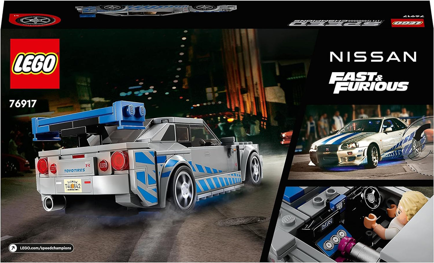 LEGO 76917 - Speed Champions 2 Fast 2 Furious Nissan Skyline GT-R (R34) - NEU OVP