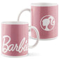 Barbie Tasse 350ml - Pinke Keramiktasse mit Barbie-Motiv - Original