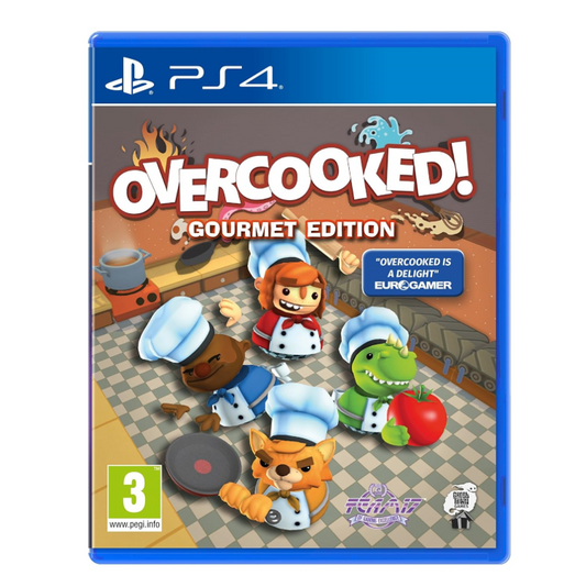 PS4 Playstation 4 - Overcooked Gourmet Edition - gebraucht