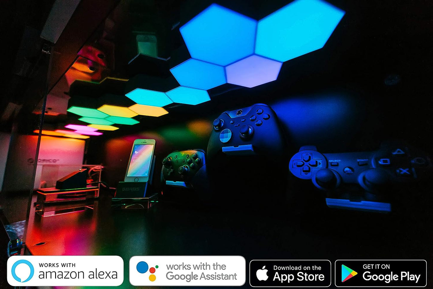 Cololight Pro Starter Set (3pcs) - App Android Apple Alexa Google Home LED Gaming Beleuchtung