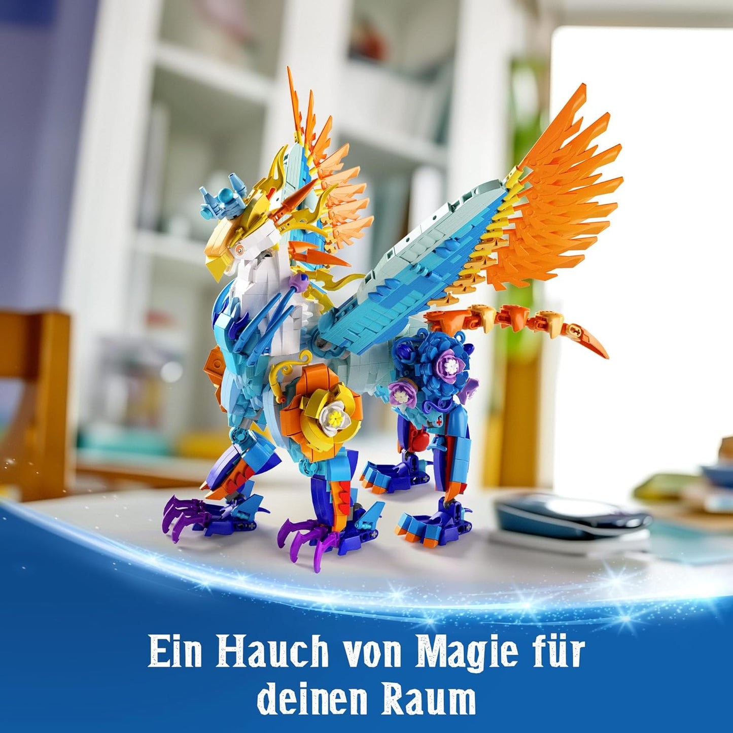 Sillbird Magische Wesen Phoenix Tier Greif Fabelwesen - Klemmbaustein Set - 1212 Teile