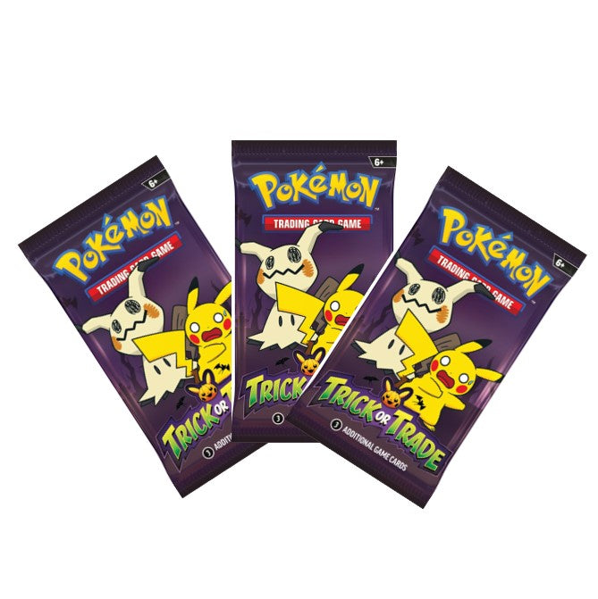 Pokemon TCG Trick or Trade Booster Pack Halloween 2023 Special Edition EN (3 Stück)