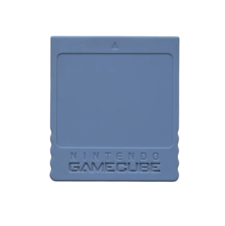 Original Nintendo Gamecube Memory Card grau 59 Blöcke / schwarz 251 Blöcke