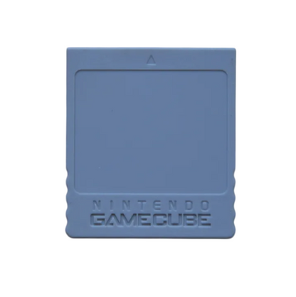 Original Nintendo Gamecube Memory Card grau 59 Blöcke / schwarz 251 Blöcke