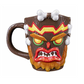 Crash Bandicoot 3D Tasse Uka Uka - handbemalt