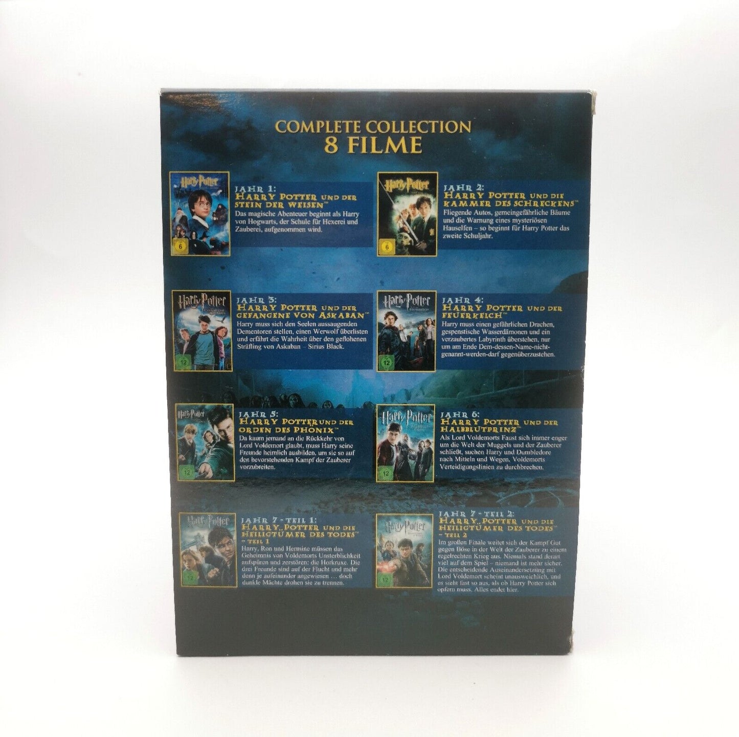 Harry Potter Collection - alle 8 Filme - Teil 1-8 - DVD Box