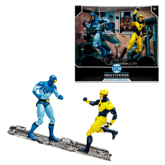 McFarlane Multiverse DC Comics 2er Pack Blue Beetle & Booster Gold 18cm - NEU OVP