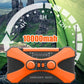 Kurbelradio 10000mAh Notfallradio 3 Modi LED Taschenlampe SOS Alarm Camping Outdoor