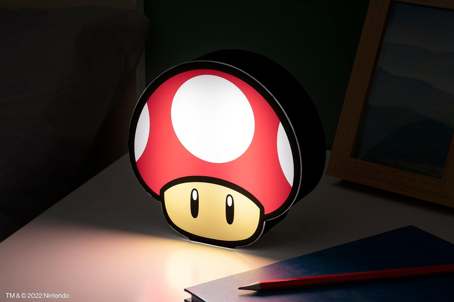 Super Mario Pilz Nachtlicht Tischlampe Lampe Schreibtischlampe