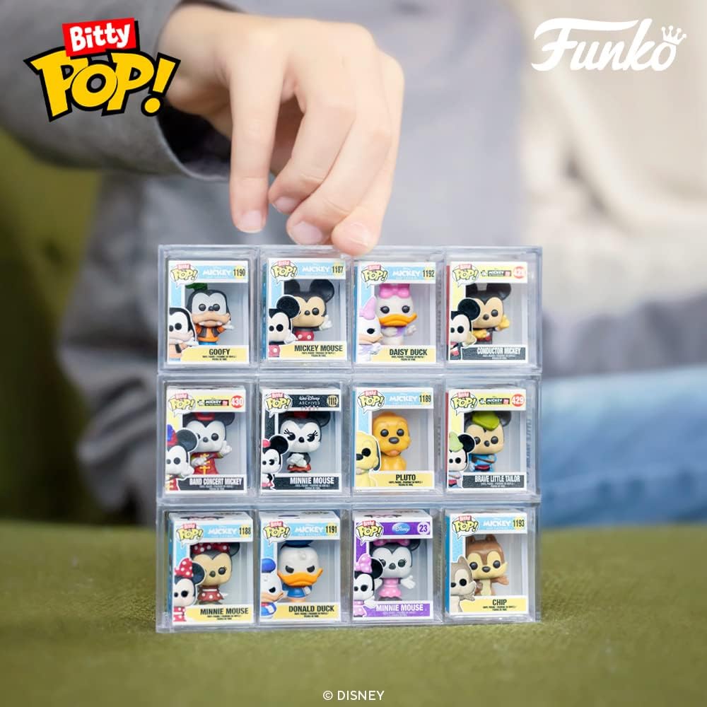 Funko Bitty POP! Disney - Minnie Mouse, Daisy, Donald Duck + Überraschungs-Figur