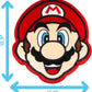 Super Mario Kissen Plüschtier Stofftier 40cm Merchandise Kinder Couch Bett Deko