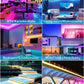 Lamomo Led Strip 10m Led Streifen - Led Streifen Lichterschlauch, Wasserdicht IP65