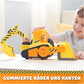 Rubble & Crew - Bulldozer Planierraupen-Baufahrzeug Spielzeug mit Licht & Geräuschen